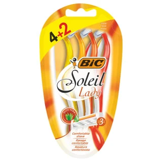 BIC Soleil Lady Disposable Razors 4 + 2pk 1 BIC Soleil Lady Disposable Razors 4 + 2pk