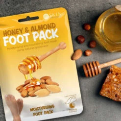 Skin Techniques Honey & Almond Foot Pack -Care Product Store 291973 skin techniques hiney and almond foot pack1