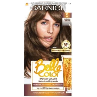 Garnier Belle Permanent Hair Dye - Natural Brown 1 Garnier Belle Permanent Hair Dye - Natural Brown