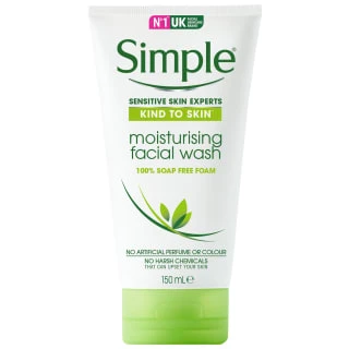 Simple Moisturising Face Wash 150ml 1 Simple Moisturising Face Wash 150ml