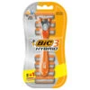 BIC 3 Hybrid Men's Razor Kit - 1 Handle & 6 Blades