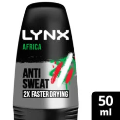 Lynx Africa Anti-Sweat Roll On 50ml -Care Product Store 333616 lynx africa anti perspirant ro 50ml 2