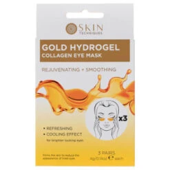 Skin Techniques Gold Hydrogel Collagen Eye Mask
