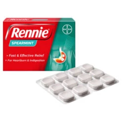 Rennie Spearmint Heartburn & Indigestion Relief Tablets 96pk 3 Rennie Spearmint Heartburn & Indigestion Relief Tablets 96pk -Care Product Store 359509 356709 rennie spearmint heartburn and indigestion relief tablets