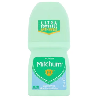 B&M Mitchum Unscented Roll On Antiperspirant 50ml 1 B&M Mitchum Unscented Roll On Antiperspirant 50ml