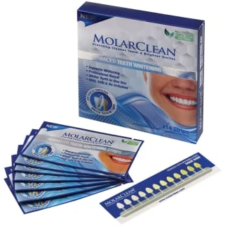 B&M Molarclean Advanced Teeth Whitening Strips 14pk 1 B&M Molarclean Advanced Teeth Whitening Strips 14pk