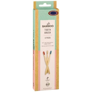 B&M Bamboo Toothbrushes 3pk 2 B&M Bamboo Toothbrushes 3pk - Image 2