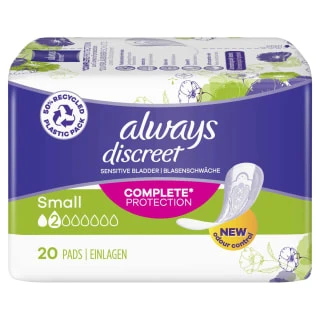 Always® Always Discreet Sensitive Bladder Pads 20pk 1 Always® Always Discreet Sensitive Bladder Pads 20pk