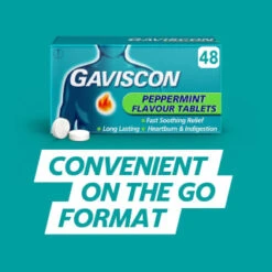 Gaviscon Chewable Tablets 48pk - Peppermint -Care Product Store 379273 gaviscon 48 chewable tablets peppermint 6