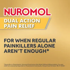 Nuromol Dual Action Pain Relief 200mg/500mg Tablets 6pk -Care Product Store 388294 nuromol ibuprofen and paracetamol 6s