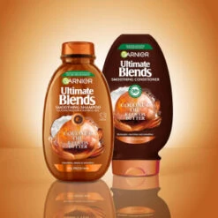 Garnier Ultimate Blends Shampoo 400ml - Coconut 5 Garnier Ultimate Blends Shampoo 400ml - Coconut -Care Product Store 395940 395941 gernier ulimate blends shampoo and conditioner coconut