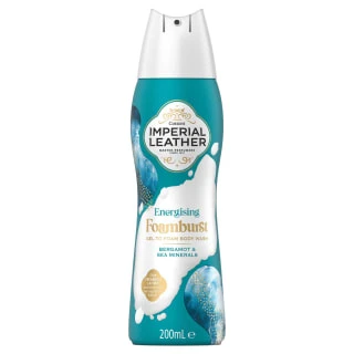 Imperial Leather Foamburst Body Wash 200ml - Bergamot & Sea Minerals 1 Imperial Leather Foamburst Body Wash 200ml - Bergamot & Sea Minerals