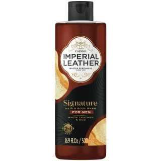 Cussons Imperial Leather Signature Hair & Body Wash For Men 500ml - White Leather & Oud 1 Cussons Imperial Leather Signature Hair & Body Wash For Men 500ml - White Leather & Oud